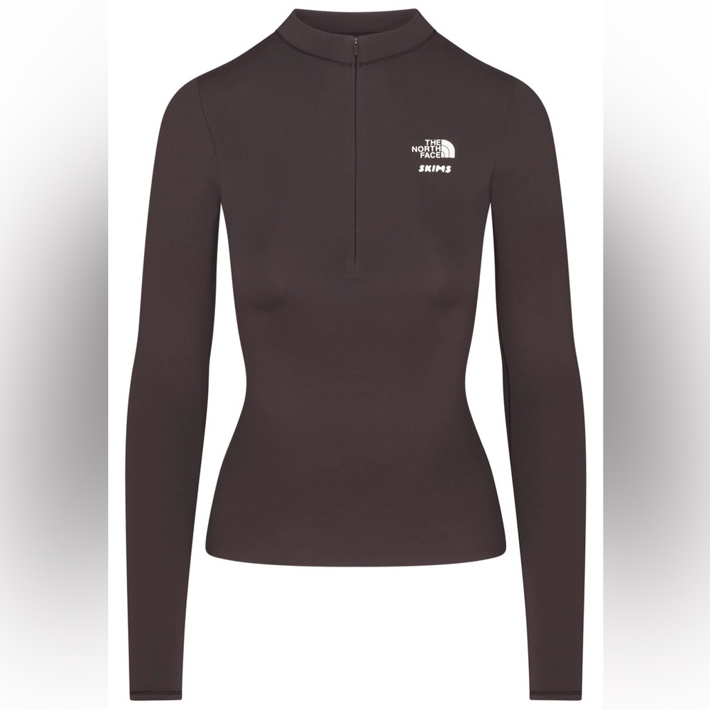 The North Face x SKIMS Refina Long Sleeve Top Phoenix Brown US S